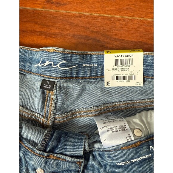 INC Women's Denim Shorts 14 - Picture 6 of 8
